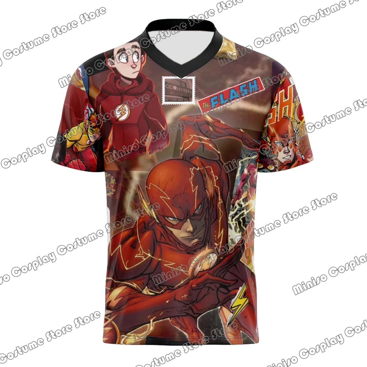 Maglia da calcio Super Hero Modello di stampa 3D Primavera e autunno Maglietta intima per uomini e donne per bambini e adulti