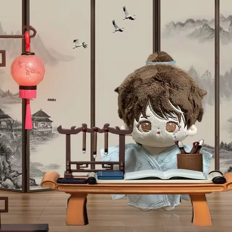 Sukienka dla lalki bawełnianej 20 cm w stylu starożytnym, tanie ubranka dla niemowląt Hanfu yukata oryginalny prezent na Nowy Rok