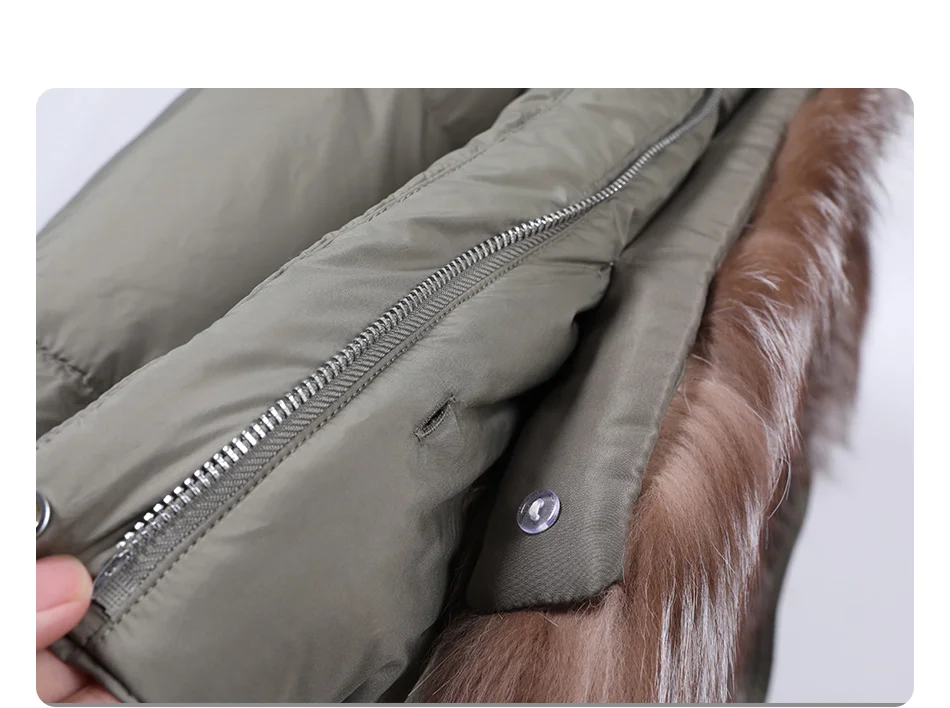 2026 MAOMAOKONG White Duck Down Jacket Winter Women