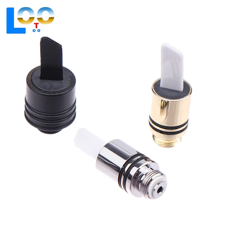 Solo cuchillo caliente 510 bobina de punta de calor de cerámica con tapa de cubierta 11,5mm 9,5mm herramienta accesorio de cera de corte negro y plateado