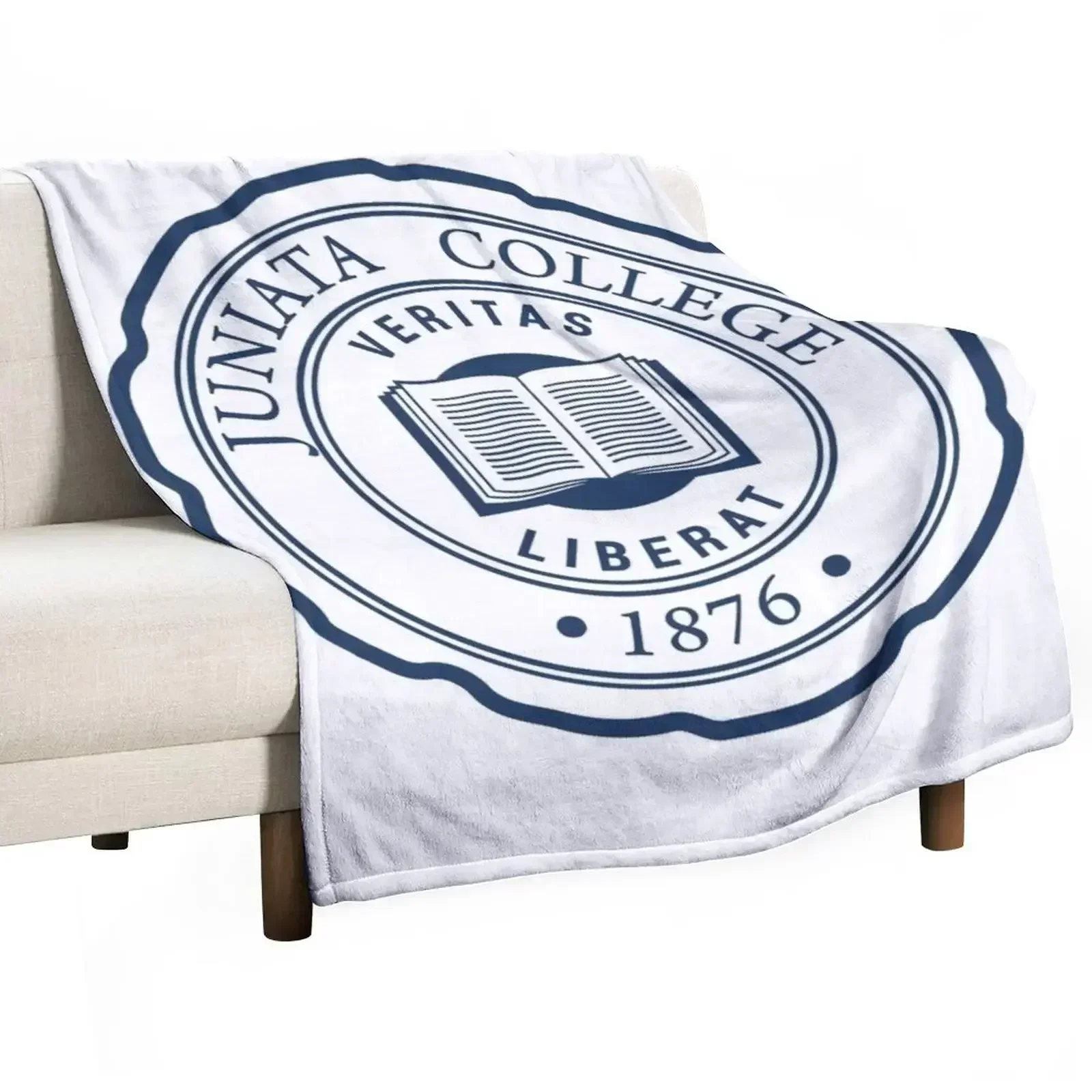 juniata college seal Throw Blanket Multi-Purpose Moving Soft Travel Blankets