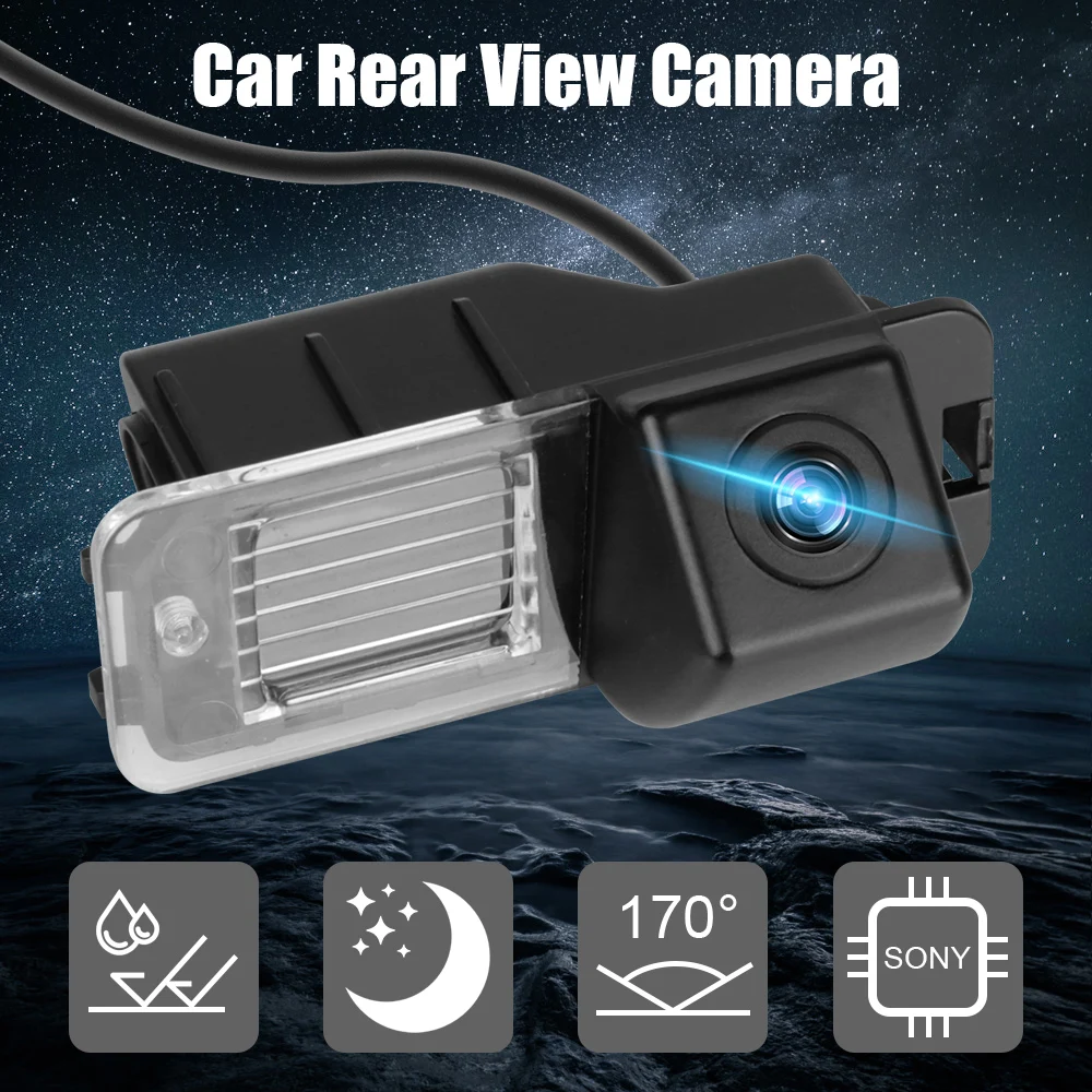 Reverse Camera for VW Magotan 2011 2012 2013 Starlight Night Vision Car Rear View Camera 170° Wide Angle Waterproof