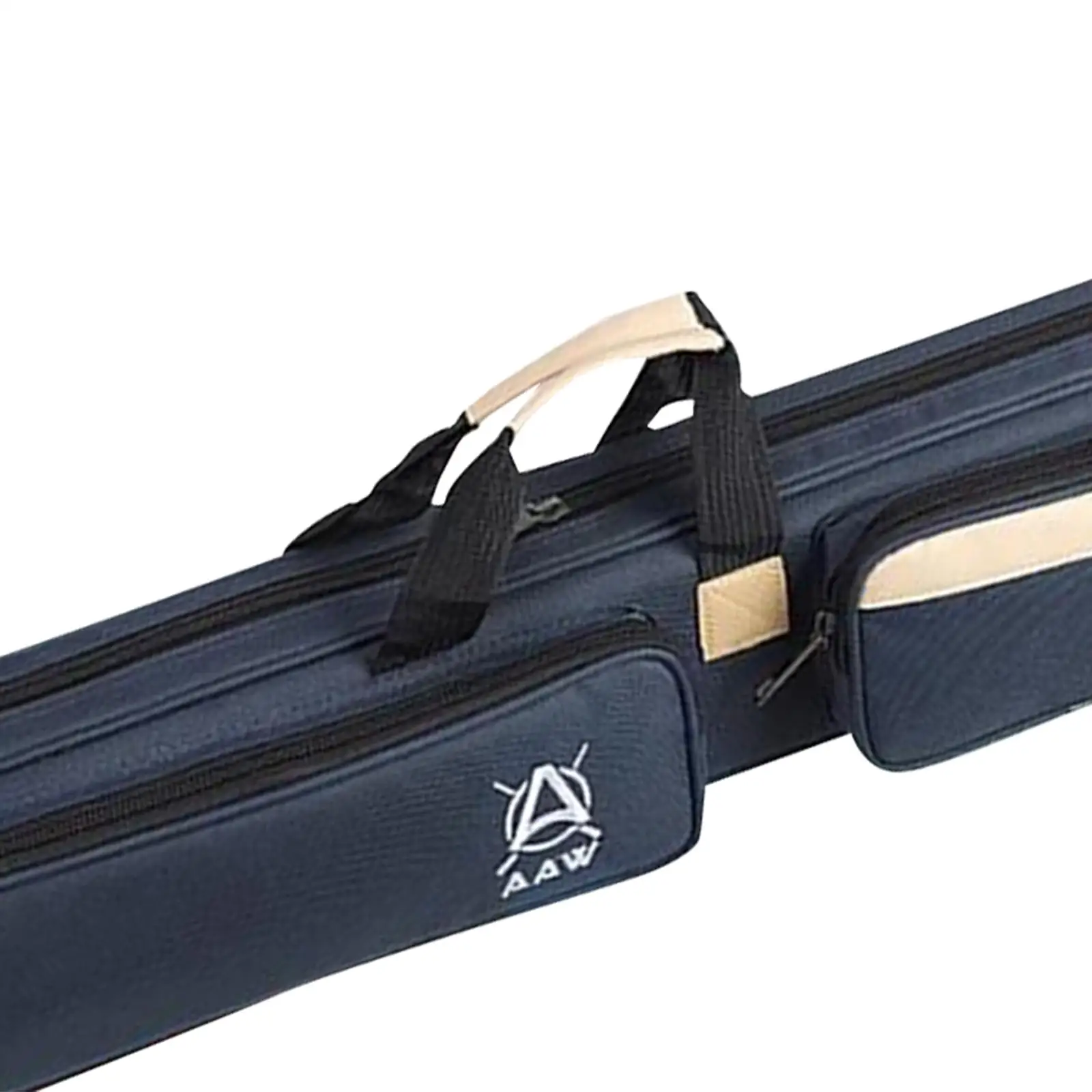 Pool Cue Sticks Bag 3x4 1/2 Club Bag Pool Cues Protector American Pool Cue Cases Portable Handle 7 Holes Cue Cases 32.68inch