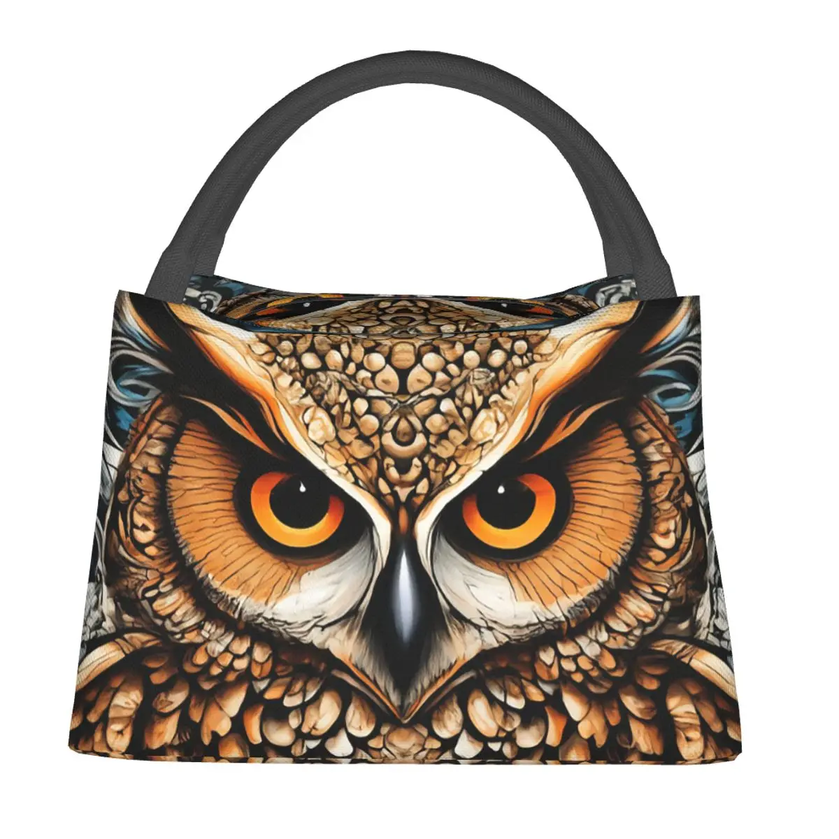 

Owl Beliefs Print Insulated Lunch Bag for Women Children Portable Food Boxes Thermal Lunch Box Tote