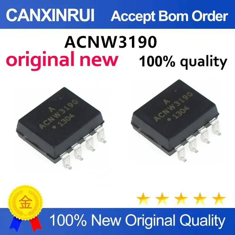 

Original New 100% quality ACNW3190 imported A3190 Patch Sop-8 Wide Body, Inverter Igbt Door Drive coupler