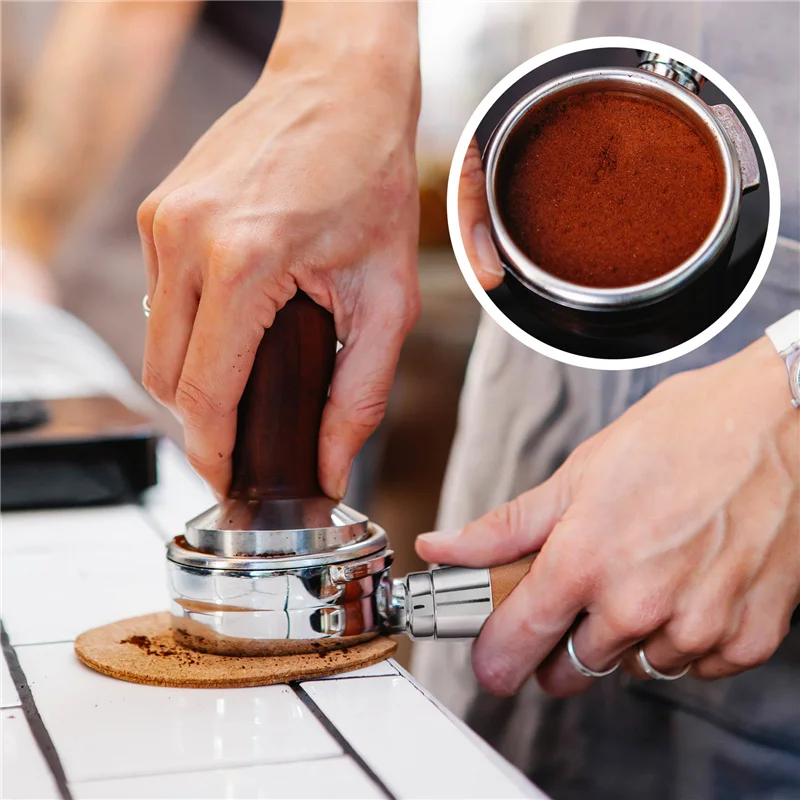 Портативный фильтр для эспрессо, 51 мм, для кофе Delonghi EC685 EC680, без дна, с чашей для кофейного порошка 51 мм, 2 шт.