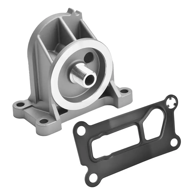 Oil Filter Seat With Oil Sensor Plug And Gasket L311-14-311 L311-14-310 L31114311A For Mazda 3 5 CX-7 Oil Change Kit-N31R