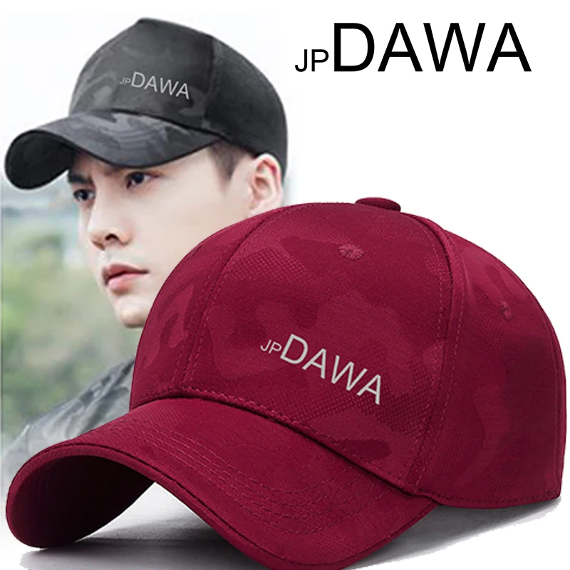 JP Dawa Spring/Summer Cycling Hat Season New Camo Baseball Hat Outdoor Golf Sunshade Hat Men's and Women's Fishing Hat 2024