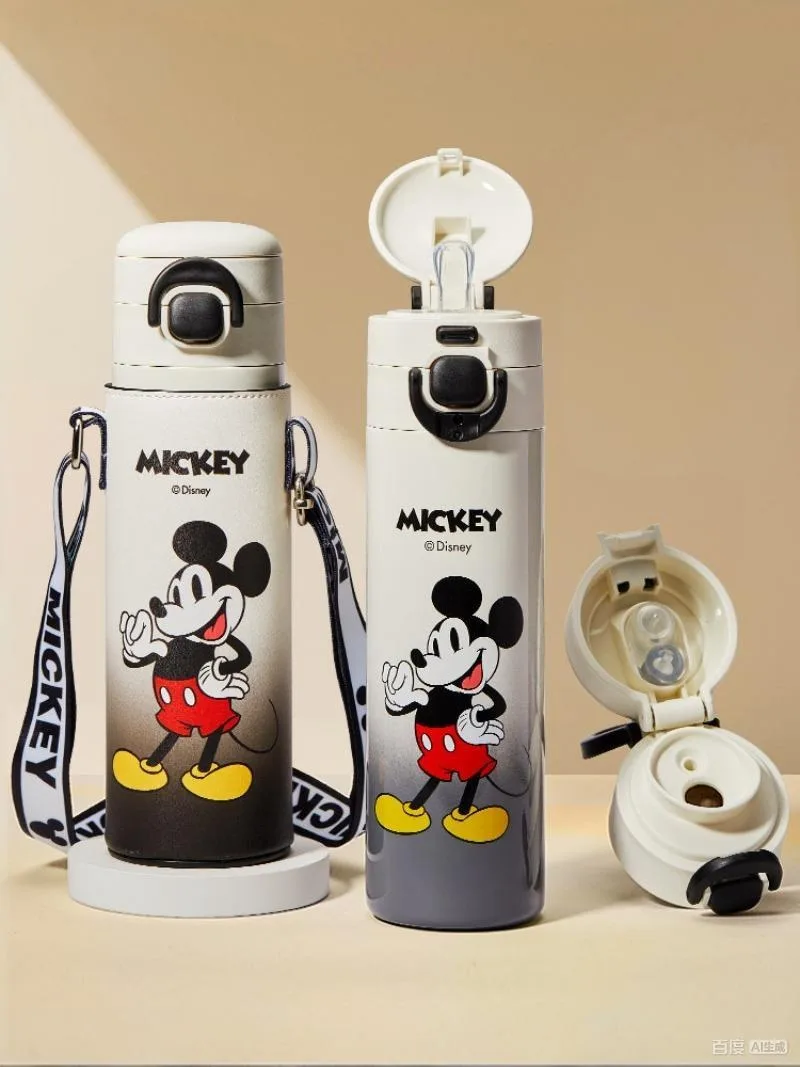 

Cartoon Mickey 316 Stainless Steel Insulated Cup Kawaii Lotso Student Specific Water Cup Portable Kettle Children's Holiday Gift
