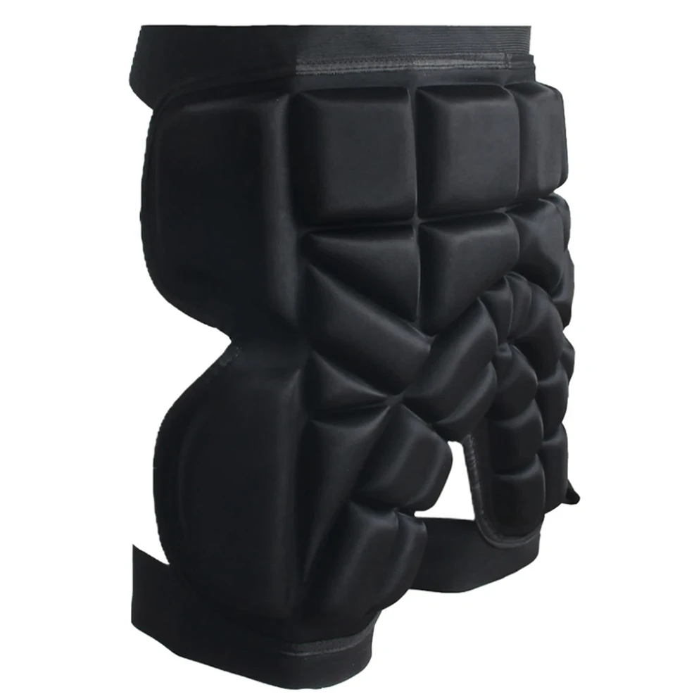 شورت مبطن للورك للجنسين، وسادة حماية من مادة EVA مضادة للسقوط، واقي سميك للورك قابل للتعديل للبالغين والأطفال والتزلج