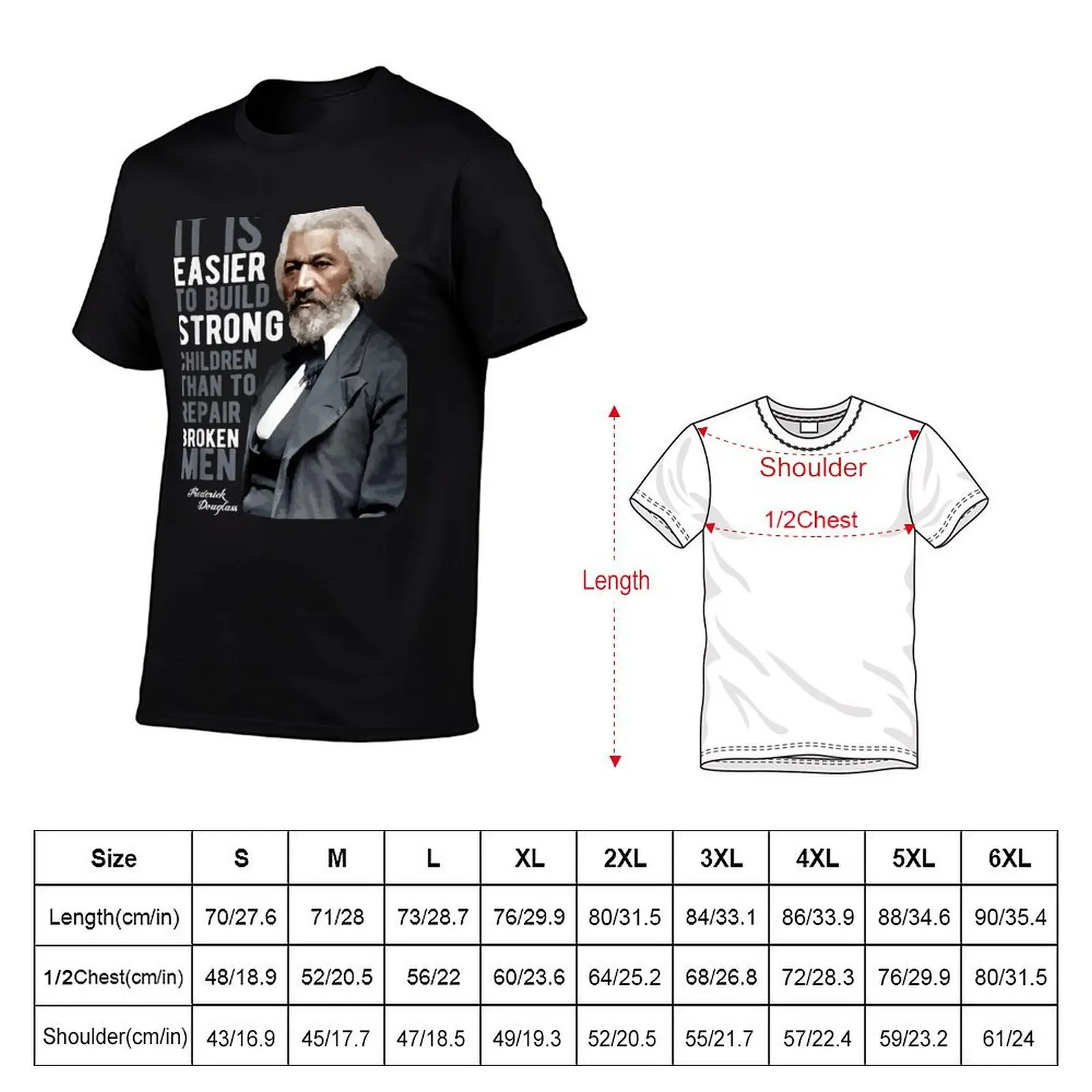 Frederick Douglass T-Shirt luxury designer anime tshirt shirts graphic tee men