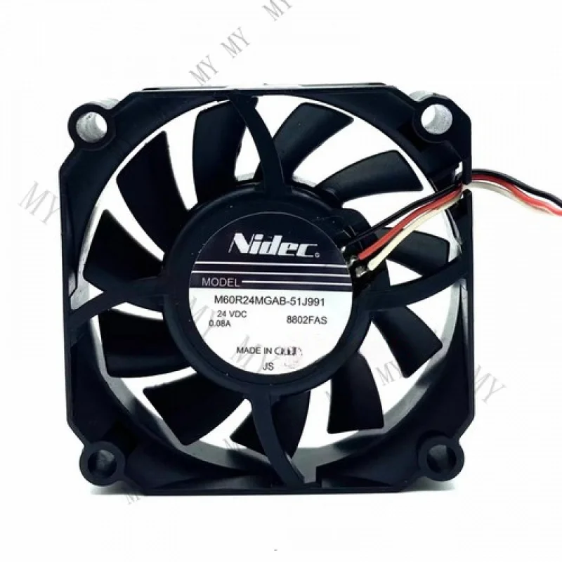 

TT for NIDEC M60R24MGAB-51J991 DC24V 0.08A 60*60*15MM 3-Wire Cooling Fan