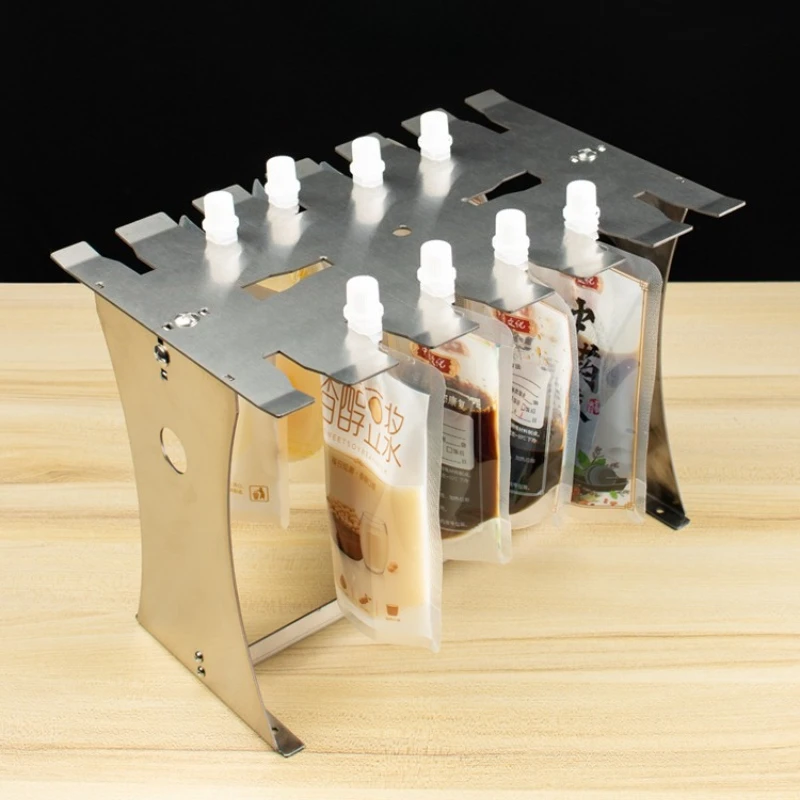 

Filling bracket, filling artifact, tool stainless steel liquid stand-up bag filling machine