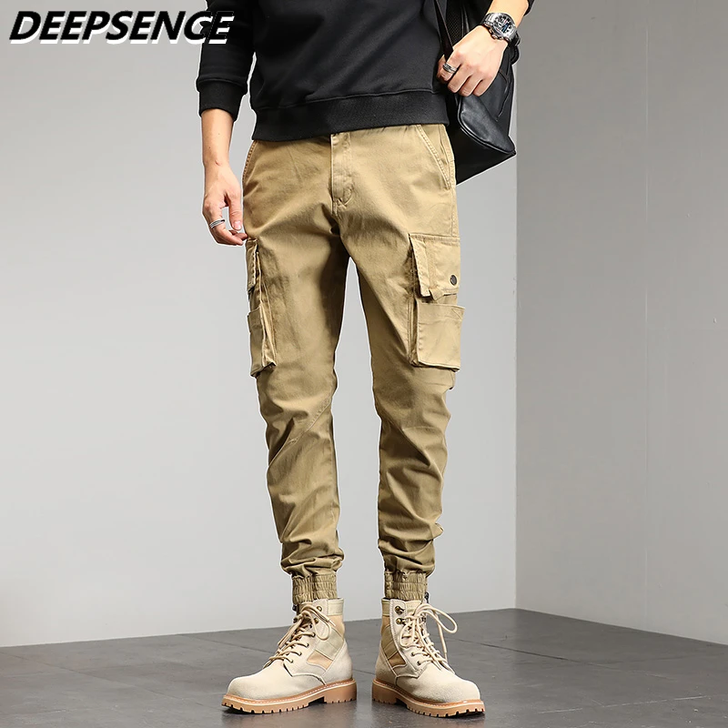 

Men Pants 2022 Casual Cargo Pants Cotton Multiple Styles Colors Multi-Pocket Trousers Men Streetwear Fashion Pencil Pants Men