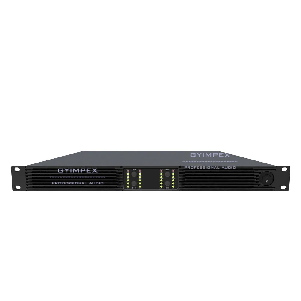 

Professional 2 Ohms Mixer Amplifier 80-296v 4*2000W 4 Channels PRO Audio Class D 1u Digital Power Amplifier OEM/ODM