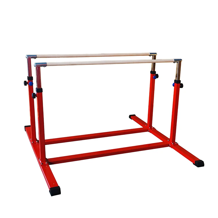 2026 Factory Gymnastics Equipment Uneven Bars Height Adjustable Parallels Bars for Training Schoolpromote sales