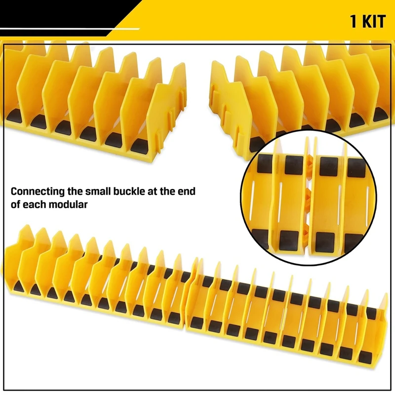 LJL-Plier Organizer Rack, 10-Slot Pliers Cutters Organizer Rack With Non-Slip Rubber Base, Keep Pliers Organized In Drawer