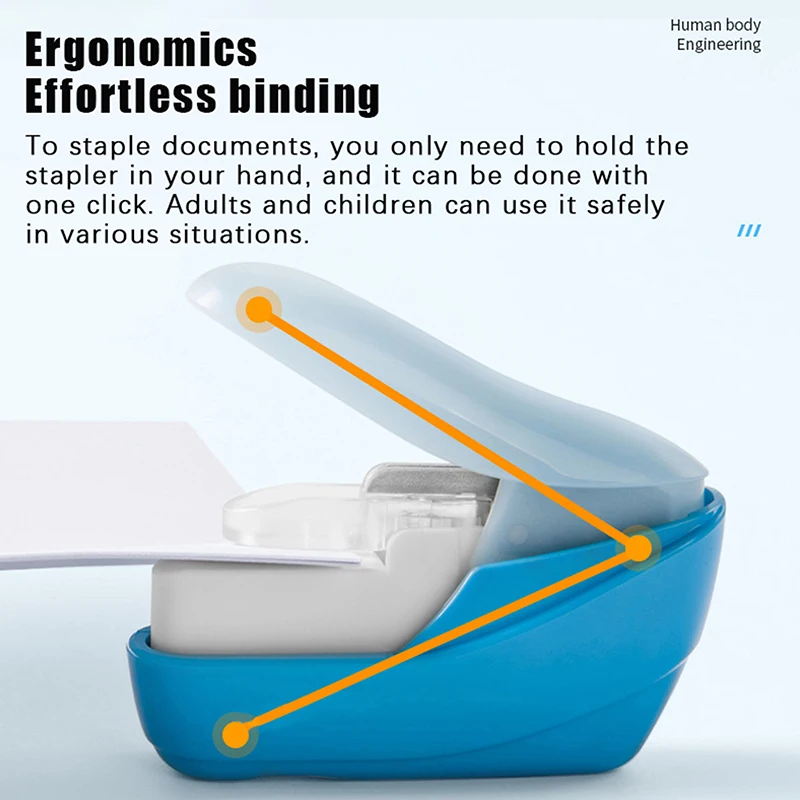 دباسة صغيرة بدون أظافر سهلة ، تدبيس الكتب ، لوازم تجليد المكاتب ، اللوازم المدرسية