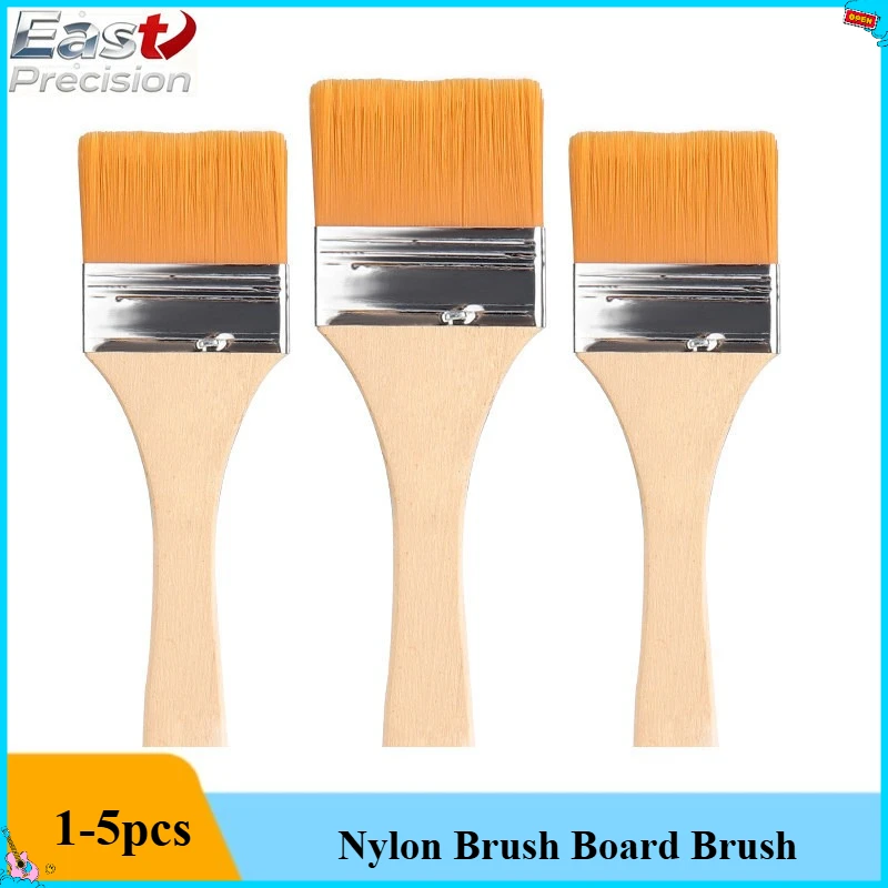 Nylon Brush Board Oil Painting Brush Cleaning Small  Woodworking Row Glue Paint Brush BBQ