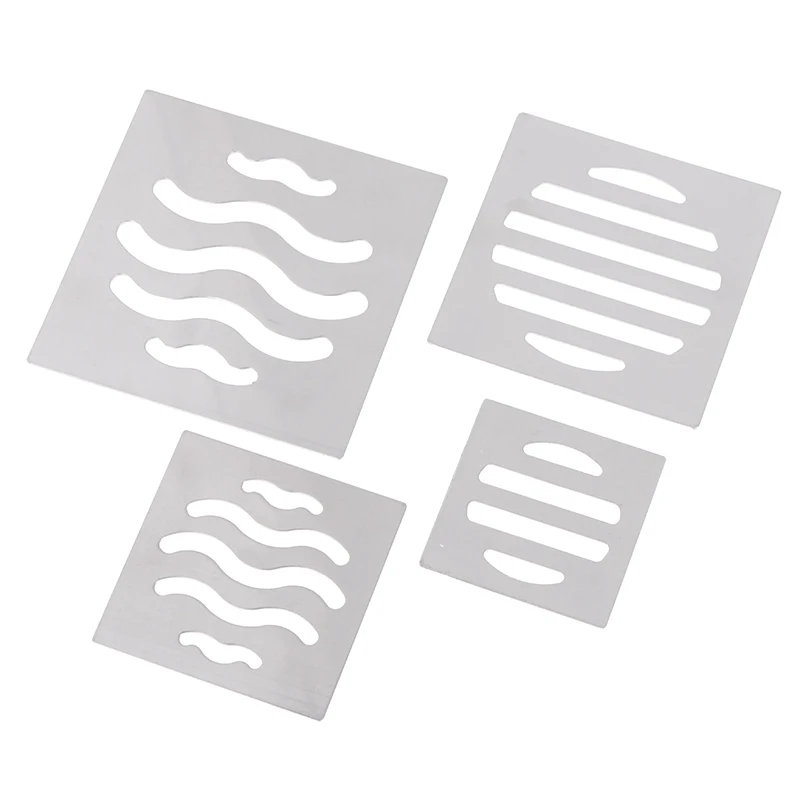 Stainless Steel Floor Drains Net Cover Square Drain Hole Shower Hair Catcher Filter Stopper Kitchen Bathroom Hardware Parts