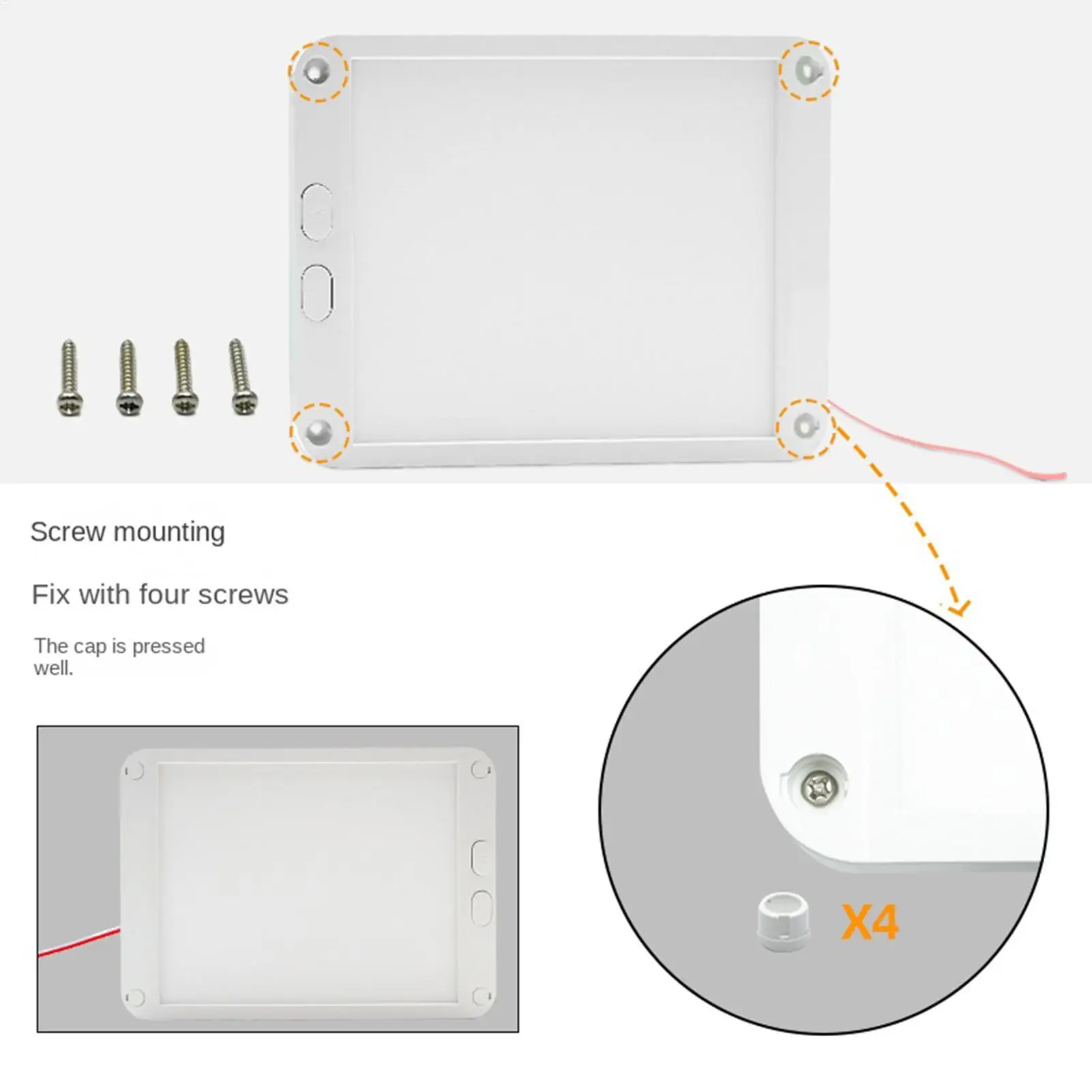 

RV Interior Lighting 6W Dimmable Ceiling Lamp LEDCamper Lights For SUV Van Truck Trailer Camper Motorhome Boat Road Trip Car