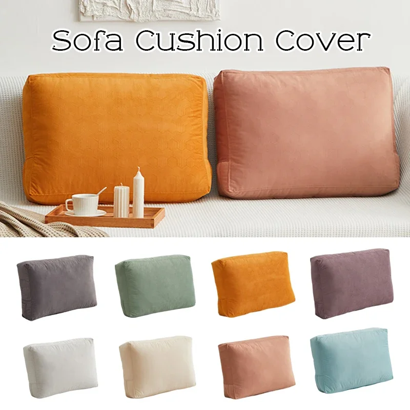 

Nordic Home Living Room Decorate Rectangular Lumbar Pillow Case Unstuffed Soft Fleece Pillowcase Sofa Back Cushion Cover Fabric