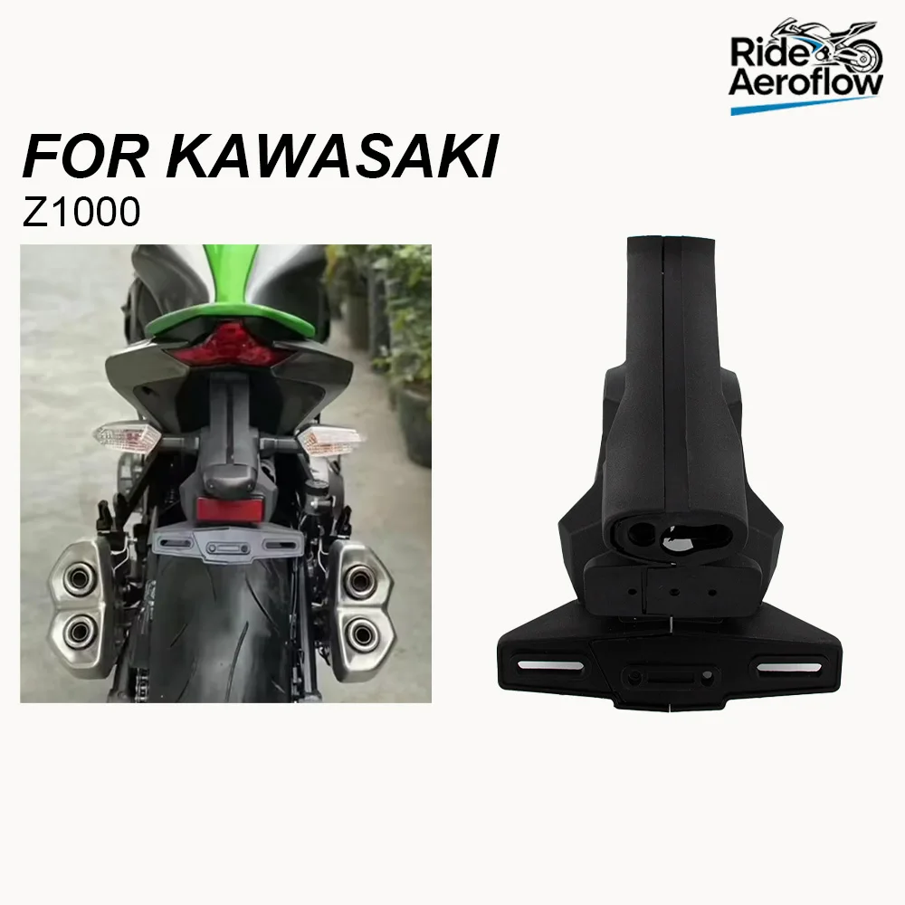 

Fit for Kawasaki 2014 - 2024 Z1000 Z 1000 Rear Fender Motorcycle License Number Plate Light Frame Holder Z 1000 2016 2017 2018