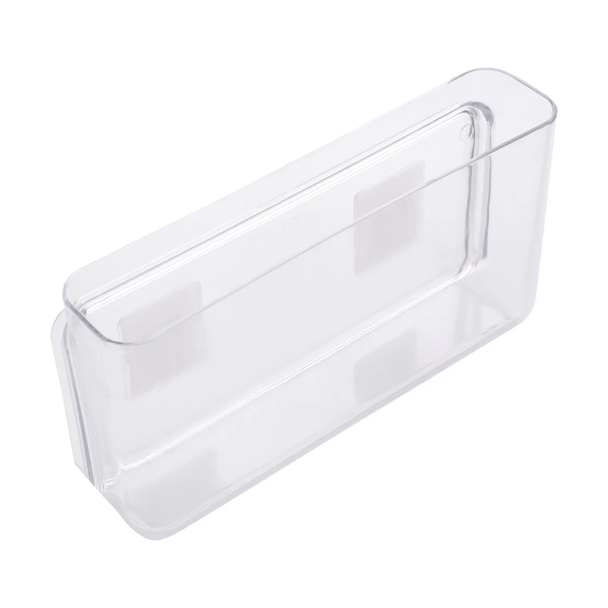 

Large Transparent Plastic Remote Storage Box Multifunctional Desk Organizer Pencil Makeup Holder Office Home Desktop