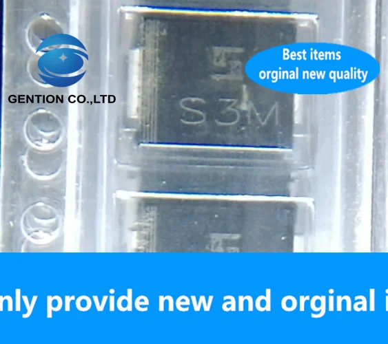 30PCS 100% New original S3M 3A1000V rectifier DO214AB screen printing S3M