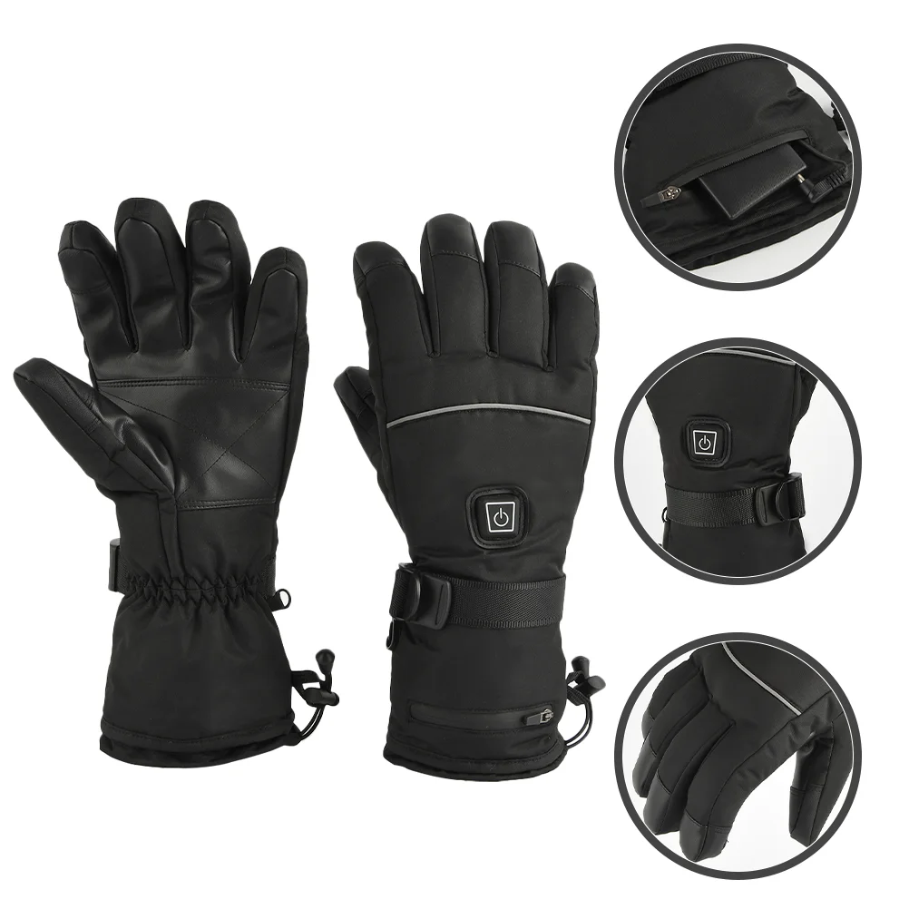 Verwarmde handschoenen Verwarming voor dames Motorski Koudebescherming Winter Pluche Man