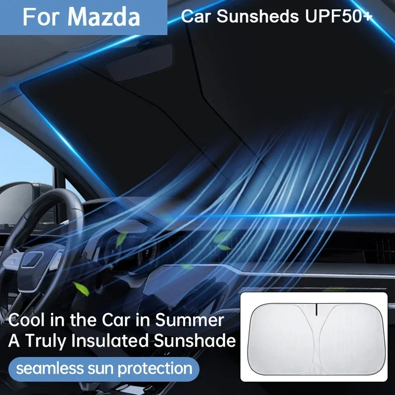 

Car sunshade umbrella For Mazda 2 3 6 Atenza Axela Demio CX-5 CX5 CX-3 CX7 CX-9 CX-30 EV Sun Visor UV Protection Auto Parts