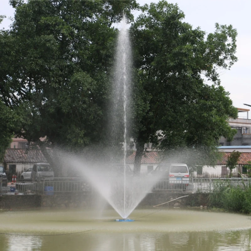 Stainless Steel Fish Pond Landscape Air Oxygenation Pump High-power Floating Fountain Aerator view 3