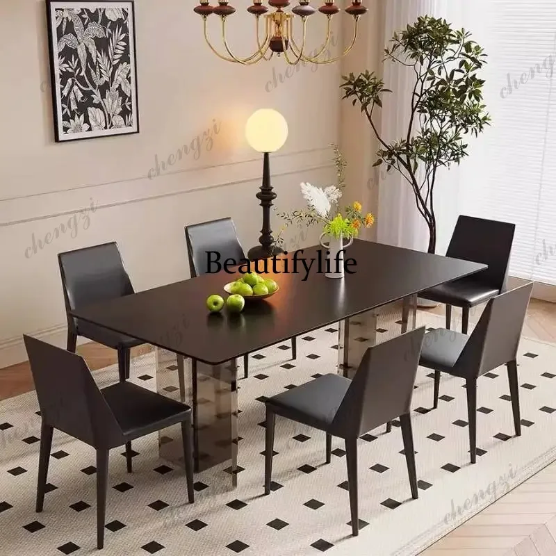 

ZZZ Japanese Design Dining Tables Square Small Space Black Kitchen Dining Tables Modern Nordic Mesas De Jantar
