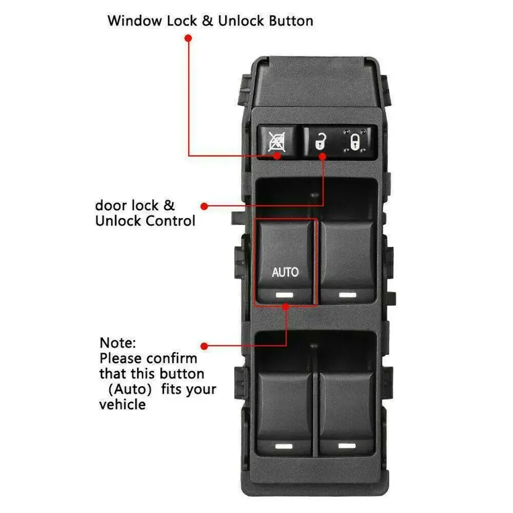 Pilote de commutateur de vitre électrique, adapté pour Dodge Avenger, chargeur de calibre 4602780AA