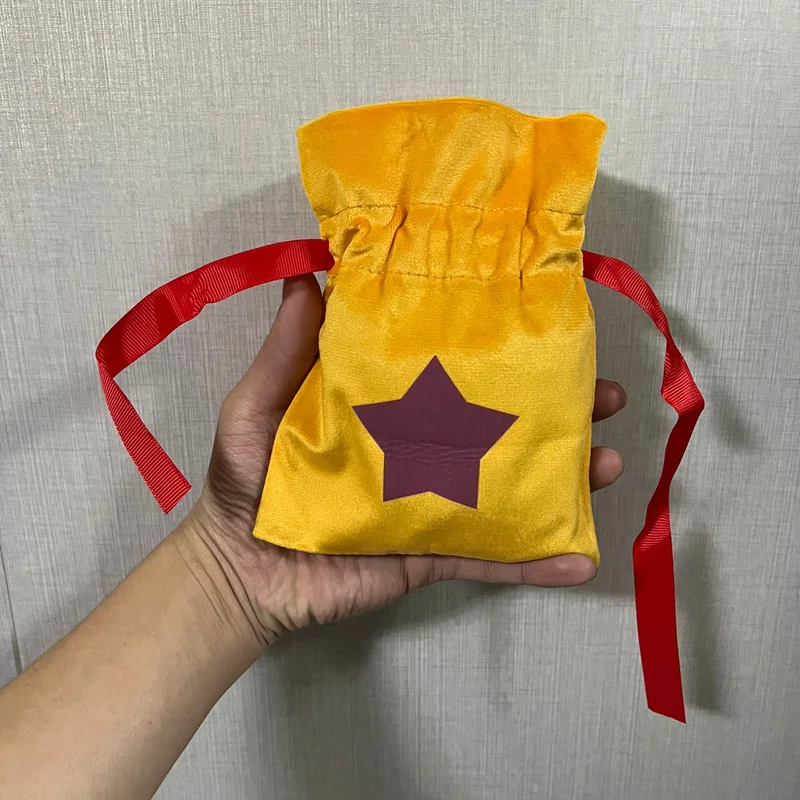 14×18cm Animal Crossing New Horizons Drawstring Bell Bag Coin Purse Cosplay Game Props Mini Wallet Gift