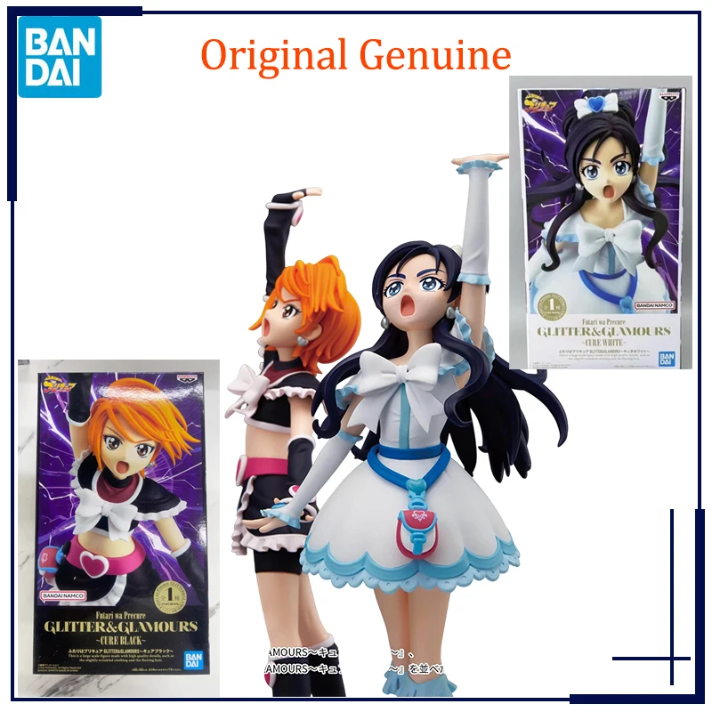 

Оригинальная коллекционная фигурка Bandai Anime Pretty Cure BANPRESTO Futari Wa Precure G&G CURE WHITE/BLACK, модель игрушки, украшение, подарок