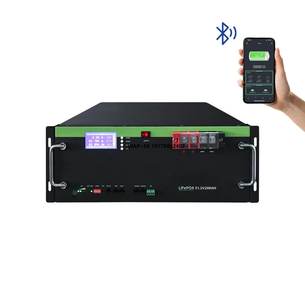 

OEM Factory Wholesale Lifepo4 Battery 5kwh 10kwh Server Rack Mounted Solar Energy Battery 48V 51.2V 200ah Lithium Battery Pack