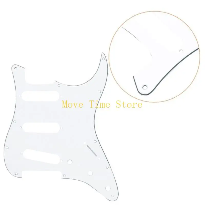 

92ME White Tortoise for Shell Pickguard 3 Ply Scratch Plates For New