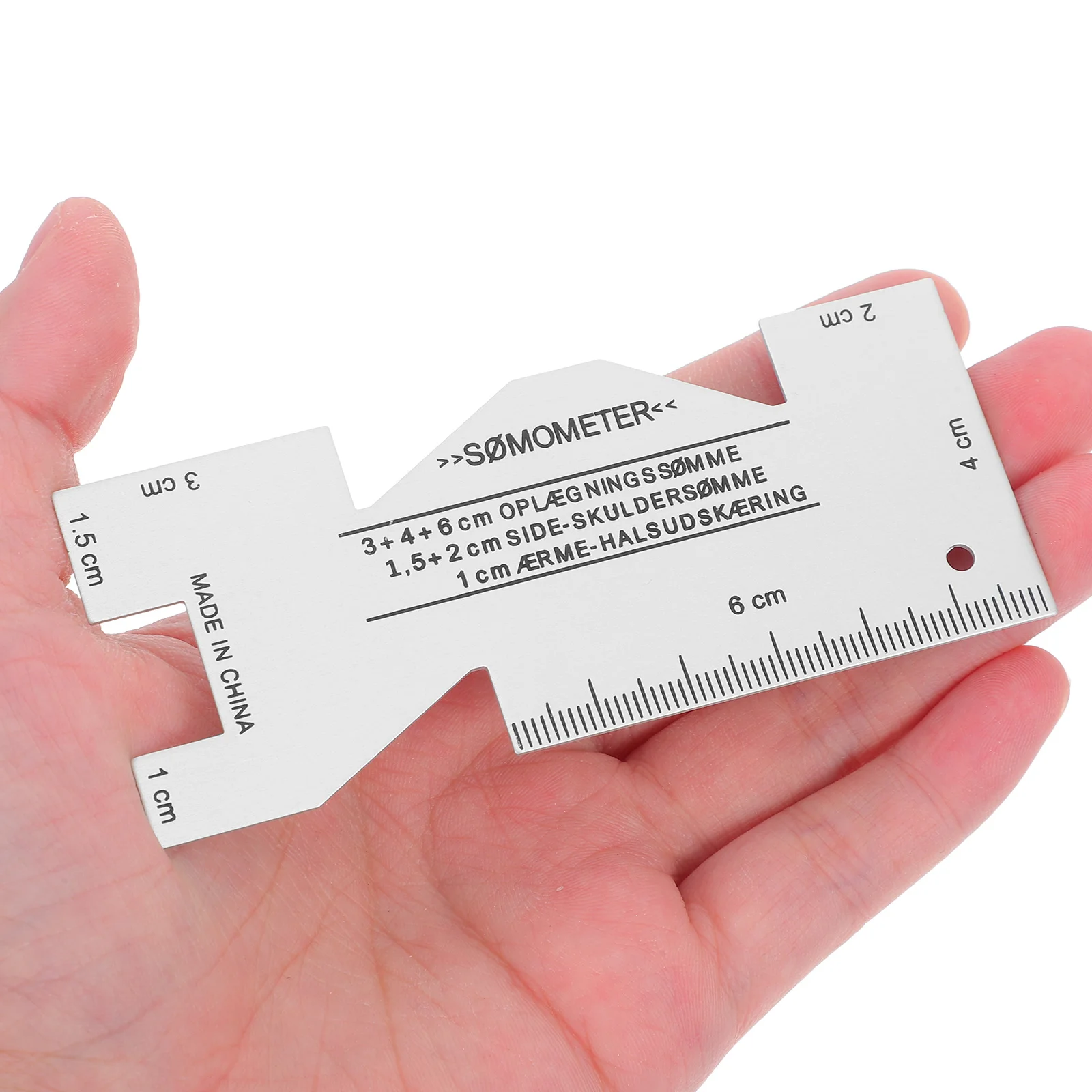 

Metal Aluminum Sewing Gauge Quilting Patchwork Ruler Craft Tool Lightweight Durable Aluminum Seam Gauge Quilting Patchwork Ruler