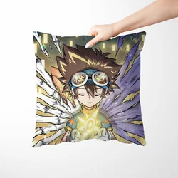 Throw Pillow Covers Decorative Digimon Adventure Custom Cushion Cover 45x45 Pillowcase 60 X60 Home Decorations for Living Room