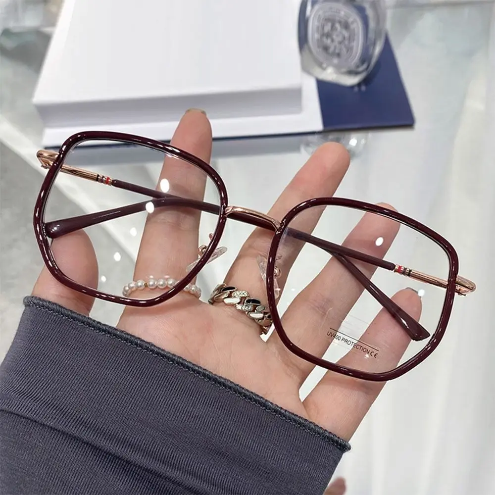 نظارات بإطار مربع مضادة للضوء الأزرق، خفيفة للغاية، متوافقة مع وصفة طبية للحماية من الإشعاع، نظارات القراءة والألعاب للجنسين #1