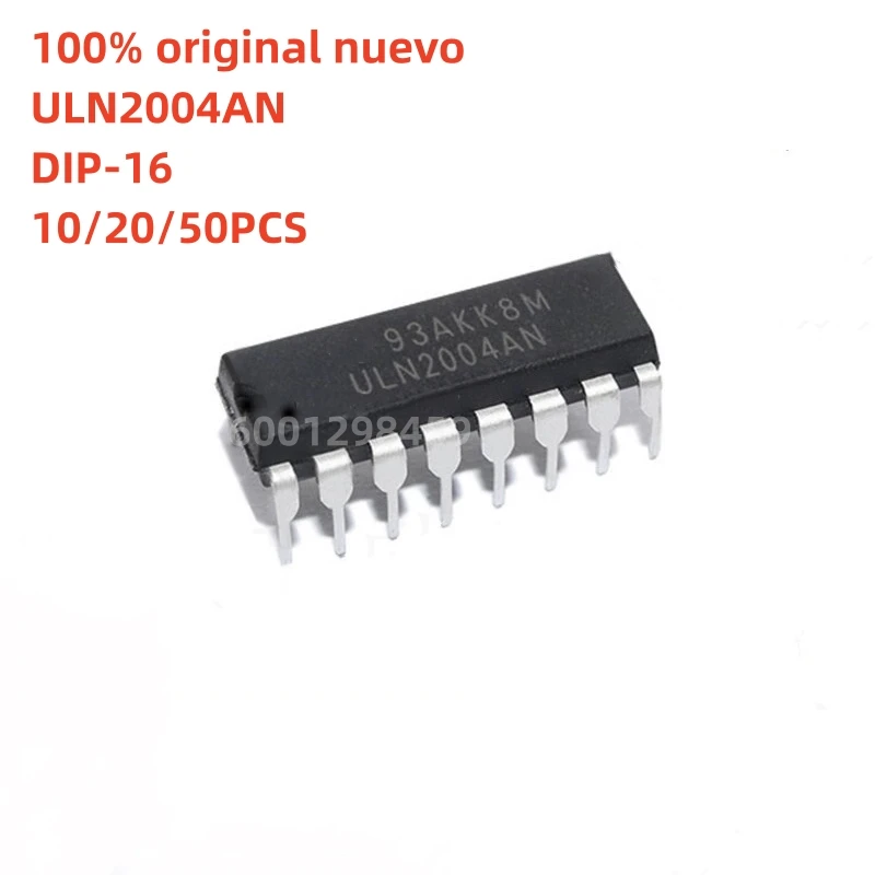 100% original nuevo 10pcs - 50pcs ULN2003AN  ULN2004AN  TRANS 7NPN DARL 50V 0.5A 16DIP