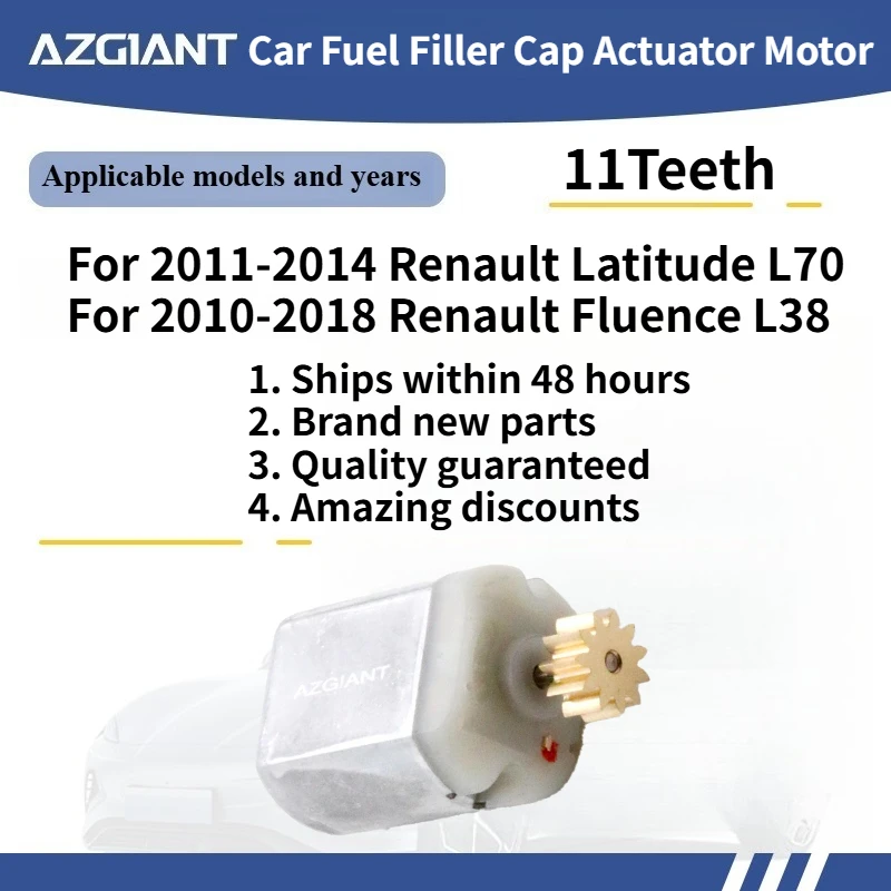 

For Renault Latitude L70 2011-2014/Fluence L38 2010-2018 Car Fuel Filler Flap Open Lock Release Actuator Core Motor