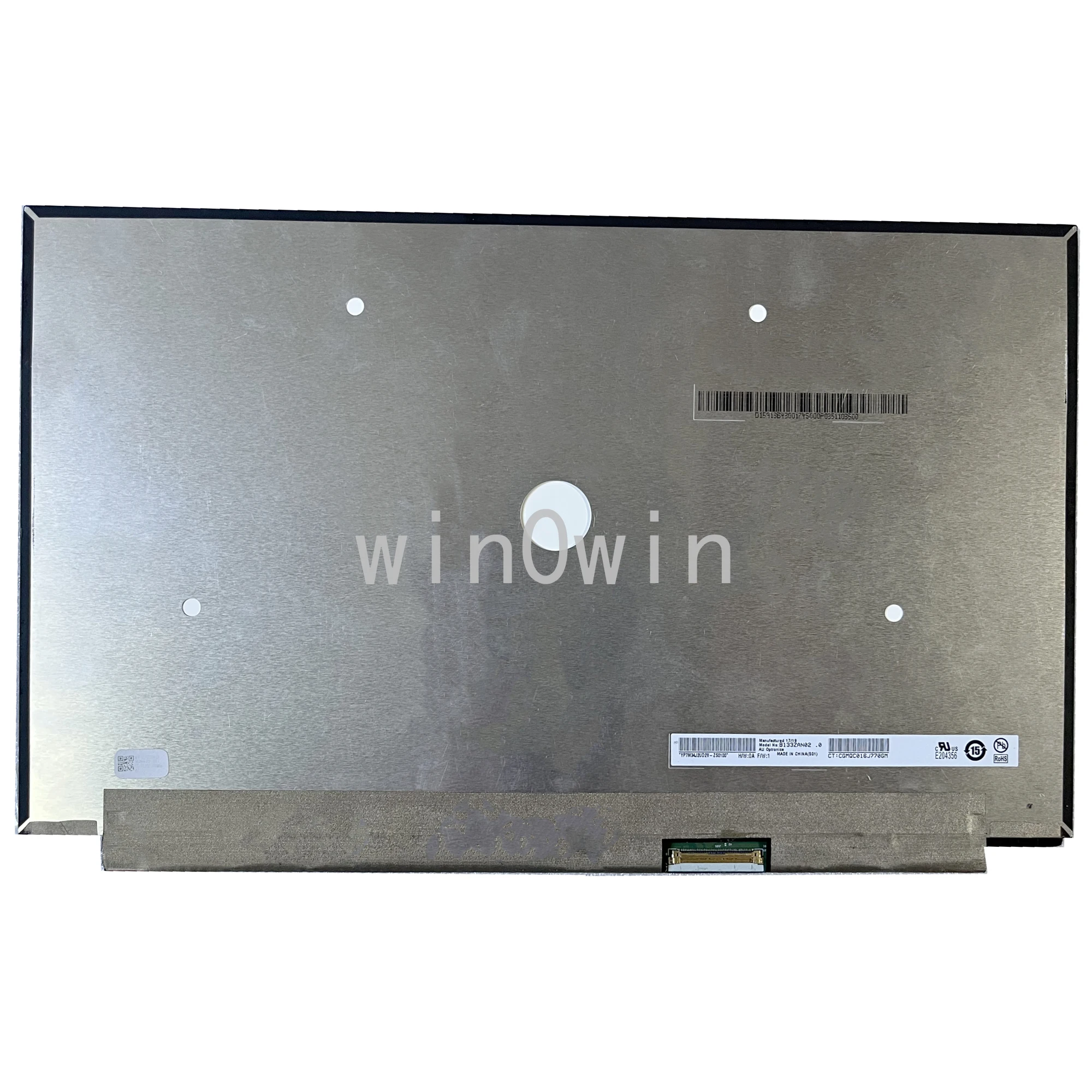 

B133ZAN02.0 13.3 inch 4K LCD Screen 3840x2160 Wideview IPS UHD Non-touch eDP 40PIN Display panel