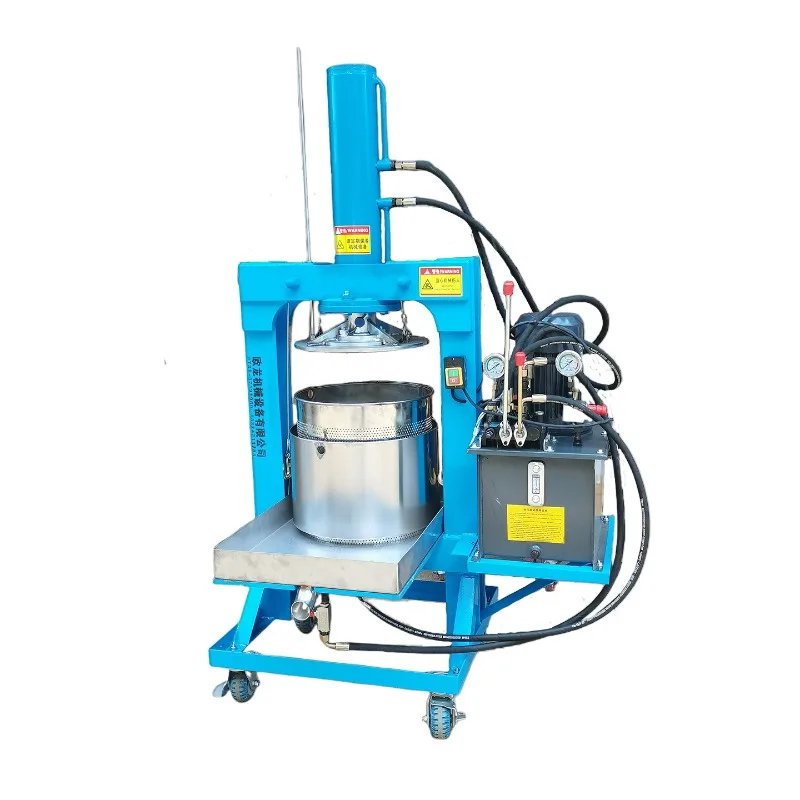 

Electric Press Fully Automatic Large Hydraulic Oil Press Water Dehydration Wine Lees Industrial Juicer
