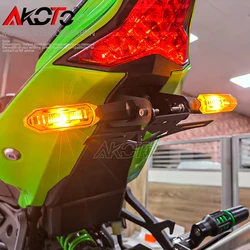 Motorcycles Foldable Tail Tidy License Plate Holder Turn Signal Lights For KAWASAKI NINJA ZX6 ZX6R ZX636 ZX-6R 636 2019-2024
