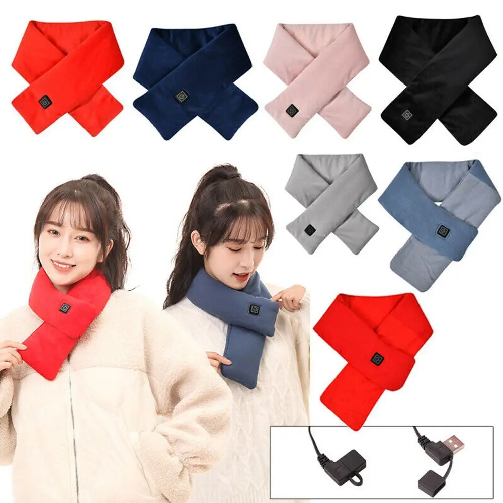 Shawl Scarf Pad Shawl Rechargeable Neck Wrap Electric Winter Warmer Warmer Shawl Electric Heated Scarf