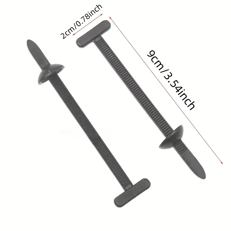50Pcs Heavy-Duty UV Resistant Nylon Cable Ties, Self-Locking, for Car, Motorcycle, Home & Outdoor Applications