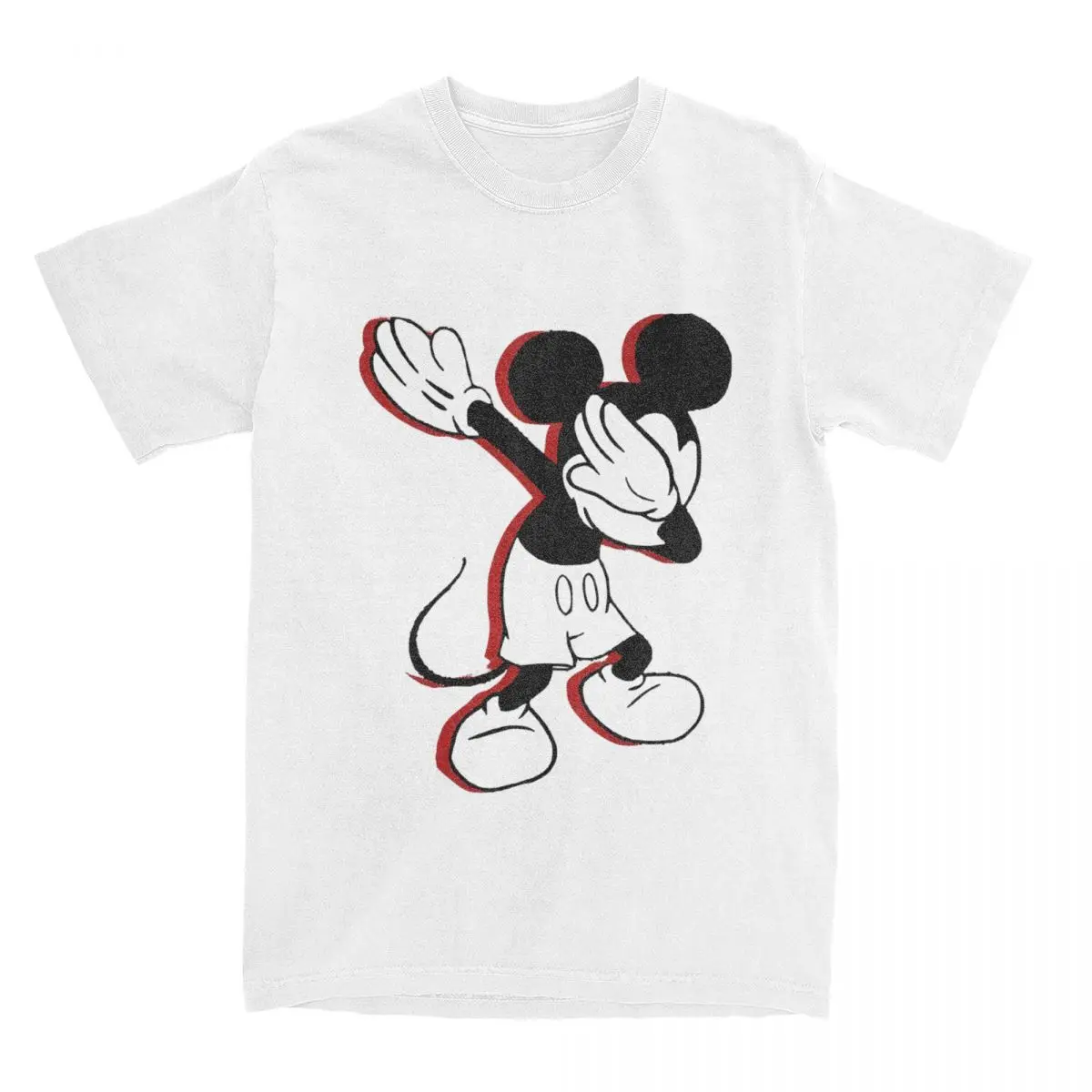 Casual Mickey Mouse Steamboat Willie T Shirt Men Women 100% Cotton Mickey Minnie Cartoon Tee Shirt Big Size Clothing