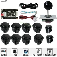 Copia de Joystick Arcade Sanwa Neo Geo juego de salón recreativo Kit Diy Raspberry Pi XBOX360 Android PS3 en 1 controlador Usb tablero de retardo cero